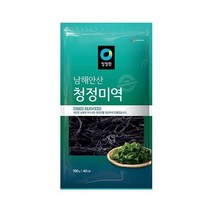 청정원 맛있는밑반찬 남해안산 청정 미역 40인분 맛있는 돌답례품 냉국 100g 간단한요리 간편식, 39개