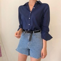 메이블 / 기본중의 기본 여자 린넨셔츠 7color