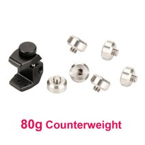 울란지 PT-4 60g 카운터 웨이트 Zhiyun Smooth 4 Feiyu Vimble 2 DJI Osmo 모바일 짐벌 안정기 전화 균형, 03 80g Clump Weight