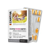 독일 비타민B군 컴플렉스 복합체 영양제 비타민비군 비타민B1 B2 B6 B12 콤플렉스 활력 비타민B 비오틴 엽산 나이아신 판토텐산 VITAMINB BCOMPLEX X 60정