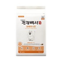 건강백서 전연령 포메라니언 반려견 사료, 6kg, 2개