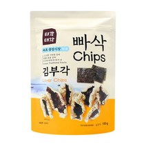 [하루견과]속초중앙시장명물김부각빠삭칩100g/영양간식/안주/빠, 없음