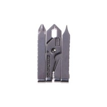 6in 1 다기능 야외 도구 클램프 미니 플라이어 마이크로 멀티 툴 키 체인 휴대용 접이식 EDC 장비 포켓, 한개옵션0