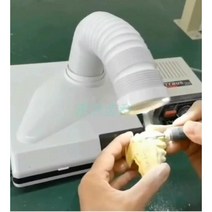 소형 전기 집진기 led 조명 가정 네일 아트 치과 진공 청소기 연삭 기계 고출력 이동 먼지 분진 흡입, 2 필터