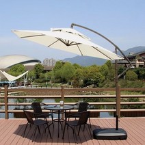 특대형 원형 폴딩파라솔 야외 카페 정원 홀딩파라솔, 도르몰 원형폴딩파라솔_네이비