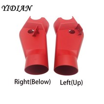 먼지집진 목공 집진기 후드 먼지 캡 Edgebanding 기계 용 스윕 업 커버 목공 액세서리, 04 Red-1 Pair