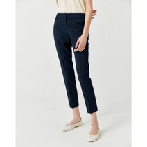헤지스 여성 CITY ESSENTIAL 블루 단색 슬림핏팬츠 HSPA2B781T3