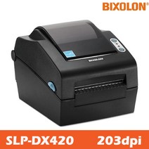 빅솔론 SLP-DX420 감열지전용 스티커라벨 바코드생성기 티켓발행 바코드 프린터, 연결방식(USB), 1개