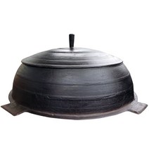 죽마고우 들기름으로 길들인 대형 무쇠가마솥 38cm-67cm, 블랙, 58cm