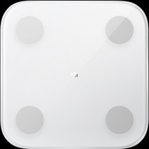 샤오미 미스케일2 인바디 디지털체중계 스마트 가정용 건강 다이어트 미니 전자저울 체지방, 화이트, 체지방저울