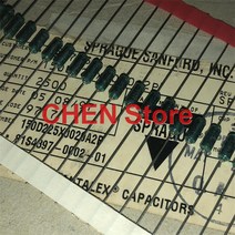 10pcs/50pcs 미국 SPRAGUE 150D 20V2.2UF 4.5X7.5MM 실버 도금 골드 인감 축 오디오 탄탈 콘덴서 VISHAY 2., 02 50PCS