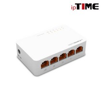 iptime 스위칭허브 H605+랜케이블, H605+랜케이블 CAT6-5M 1개