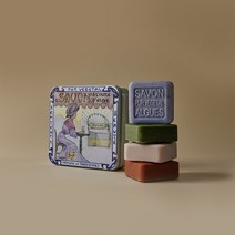 라사본느리드니옹 프랑스 천연 비누 400g(100g*4개) 대형 틴케이스, 기능성비누_여유로운 오후(33520), 100g