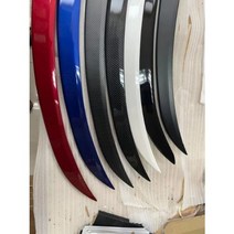 테슬라 모델 Y 탄소 섬유 블랙 카본 자동차 스포일러 3D 블로우 몰딩 F-HD 스포일러 자동차, white