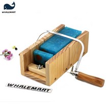 비누커터기 슬라이서 천연 모유비누 버터 커터 비누 만들기 키트 스테인레스 스틸 나무 손잡이 톱 절단 칼 비누 덩어리 절단기, 나무 상자 와이어 커터