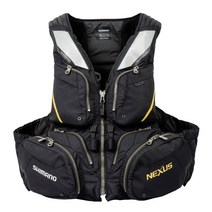 윤성정품 시마노 구명복 VF-120W 블랙 2XL 넥서스 플로팅 구명조끼 바다 레져 낚시조끼