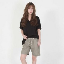 셀러허브 패션 ONM 허리밴딩 5부 마반바지 SD6305