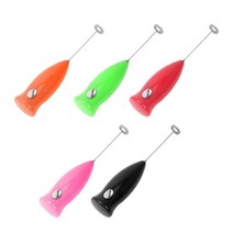 우유 포머 휘핑 스티밍 스팀기 밀크 포머 거품기 가정용 수동 전기 쉬운 방탄 커피 전기 자동 우유 거품기 미니 털 계란 비터 휴대용 밀크 쉐이크 커피 블렌더 홈 카페 주방 도구, 무작위 색상