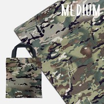 (주)더해피 코듀라사 양면방수 카모플라쥬 패턴 피크닉 매트(중형) 소풍 식탁 비치 캠핑 매트 돗자리, 카모플라쥬 피크닉 매트+다용도 가방