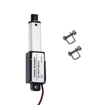 엑추에이터 왕복 엑추에이터 엑추에이터 밸브30mm 100mm DC 12V 마이크로 전기 선형 액추에이터 30N/60N/9, 02 50mm_02 60N
