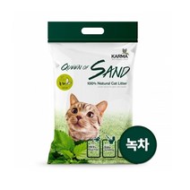카르마 퀸오브 샌드 두부 모래 녹차 3kg