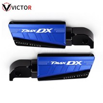 바이크 오토바이 부품 CNC 알루미늄 후면 승객 발 페그 발판 YAMAHA TMAX 530 SX T-MAX TMAX-530 DX 년, [07] TMAXDX-Blue