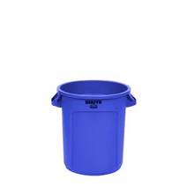 러버메이드 벤티드 브루트(37L) 원형 컨테이너 리빙박스, 파란색