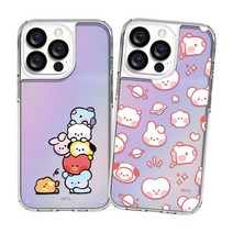 S23울트라 BT21 미니니 홀로 케이스 S918 스마트폰 핸드폰 휴대폰