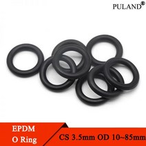 EPDM O 링 CS 3.5mm OD 10 ~ 85mm 산성 및 알칼리 저항 내수성 마찰 검정 개 50 개270486, OD 150mm ID 143mm, 50Pcs