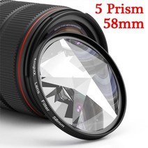 아이폰 갤럭시 어안 광각 망원 렌즈 매크로 줌 만화경, 58mm 5 프리즘