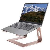 通用 노트북 스탠드 알루미늄 탈착식 노트북 스탠드 라이저 인체 공학적 노트북 책상용 엘리베이터 10~15.6인치 노트북 컴퓨터 맥북 에어 프로와 호환되는 냉각 금속 홀더(핑, PINK