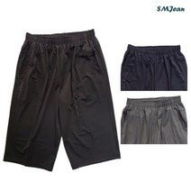 [에스엠진] SMJ321 가벼운 5부 밴드 반바지 스판 중년 남성 반바지