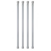 살림마왕 미니 압축봉 옷장봉 커튼봉 다용도 틈새봉 4개, 초미니(18~27cm)