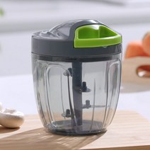 이너홈 대용량 5중 날 마늘 다지기 미니 차퍼 900ml 그린 1개