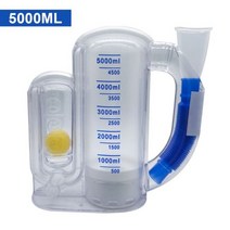 노인 폐활량 측정 폐 호흡 운동 기구 측정기 10, 02형5000ml, 1개