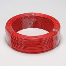 천지몰 HFIX전선 HF-IX케이블 2.5SQ 1.78MM 300M 단선 적색, 1개