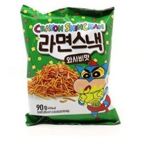 짱구 라면스낵 와사비맛, 90g, 4개