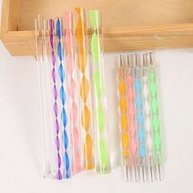 도예체험 취미 아크릴 나선형 만다라 도트 스틱 펜 도구 바위 그림 도팅 조각 도자기 클레이 롤러 아트 공, 한개옵션0