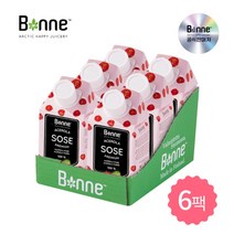[본네] 프리미엄 아세로라 퓨레 주스 500ml 6개입, 6개