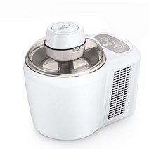 아이스크림 기계 메이킹 메이커 디저트완전 자동 가정용 diy 과일 어린이 600ml 독립형 냉동 냉동고, 하얀, 에게