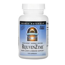 소스 네츄럴 리주벤자임 120정 판크레아틴 프로테아제 아밀라아제 리파제 브로멜라인 루틴 파파인 세라펩타제 키모 트립신 암라 미네랄 효능 효과, 1개, 기본