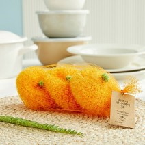 모던하우스 L 손뜨개 귤 수세미 3P 세트 NK2122004, 선택:단일상품