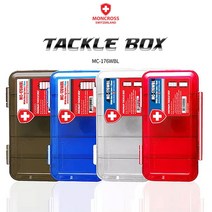몽크로스 낚시 태클박스 MC-176WBL 낚시 소품케이스 에기케이스, red