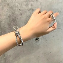 [IGNES] 이네스 실버 왕리본 팔찌 / 실버 왕리본 반지 / 실버925