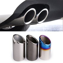 아우디 Q5 머플러팁 2Pcs (2010~2012년식), 블랙