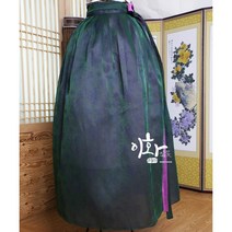 이화 한국무용 전통치마 개량한복 연습복 고급 무용치마.2