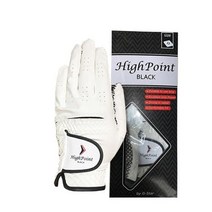 지스타 하이포인트블랙 연습용 합피 골프장갑 남성 실리콘 2장세트, 사이즈 : 22