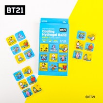 BTS BT21 쿨링 하이드로 겔밴드 18매입 x3개 썸머패치 모기밴드 모기물린데