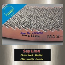 2110x19x0.9x5/8 t hss 금속 절단 밴드 톱날 m42 bi-metal bandsaw, 02 2 pcs