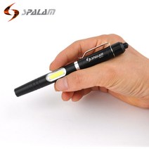 스파램 SP-G11 펜라이트 클립 휴대용 손전등 LED랜턴 볼펜형 후레쉬, 1개